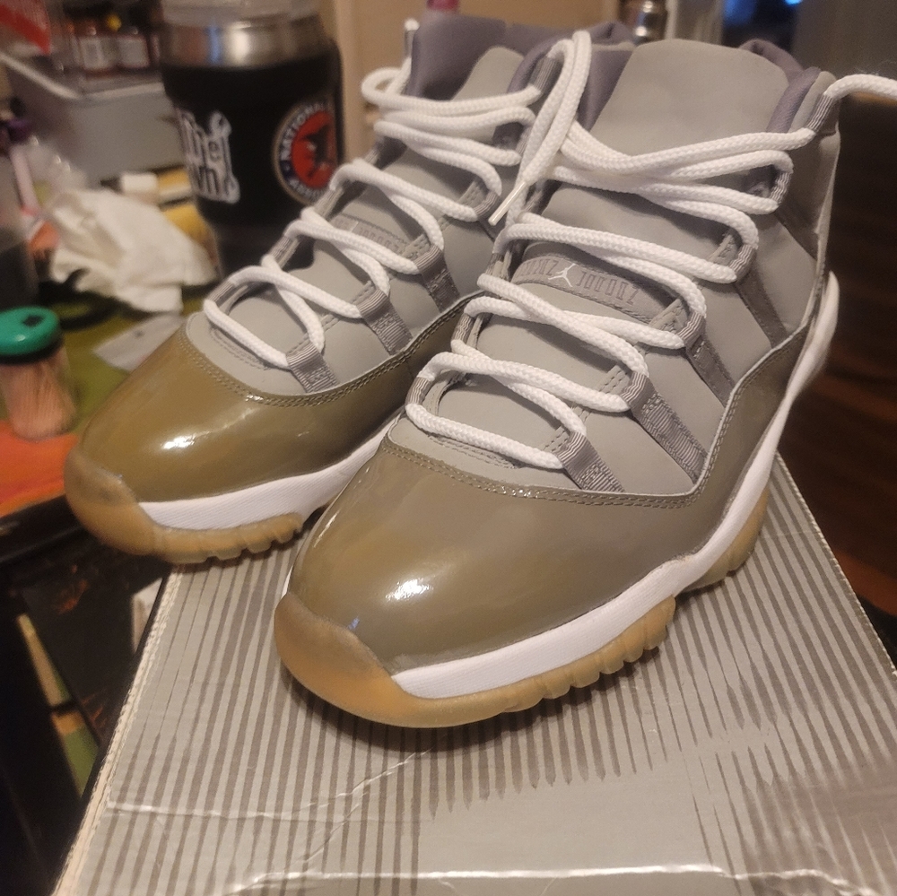 Air jordan  11 retro 2001 release cool grey mens size 12.5 complete. - Picture 11 of 16